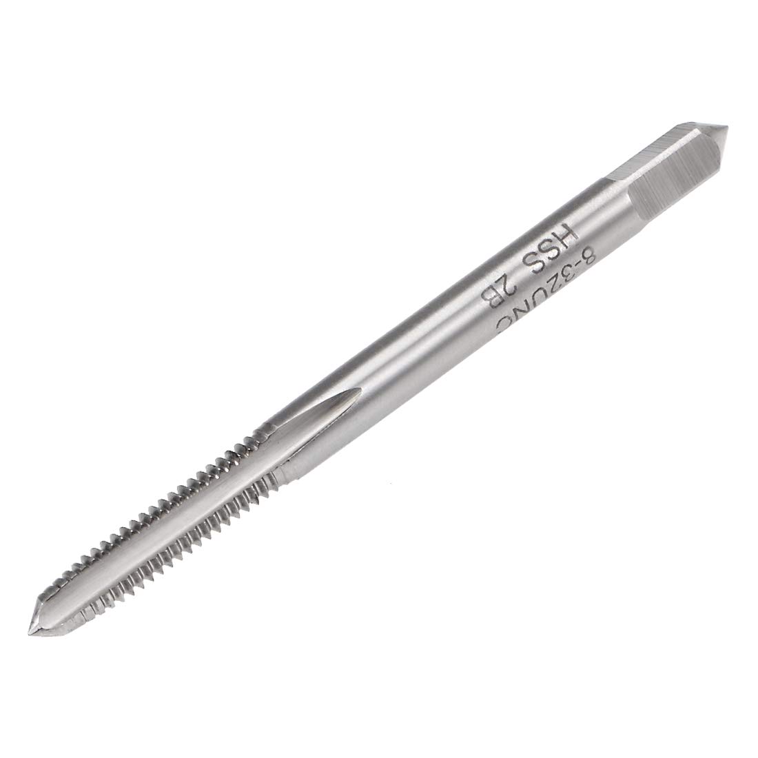 sourcing map Machine Tap 8-32UNC Thread Pitch 2B Class High Speed Steel Screw Thread Threading Milling Taps Tapping Tool