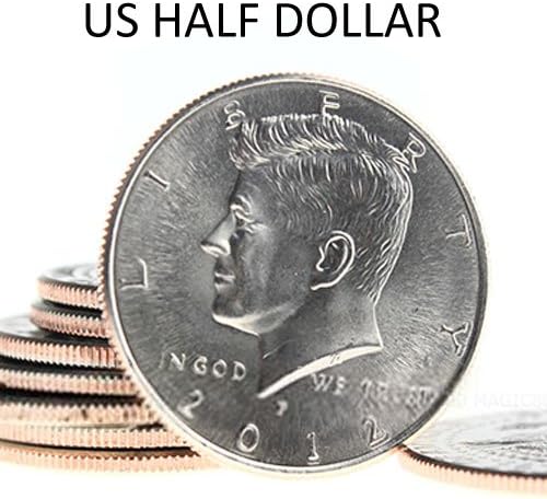 MilesMagic Magician's US Half Dollar Coin (SILVER) 50c Coin for Real Coin Magic Tricks