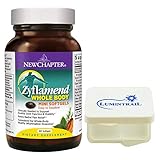 New Chapter Zyflamend Whole Body Supplement for Herbal Pain Relief Inflammation Response  - 180 Softgels Bundle with a Lumintrail Pill Case 