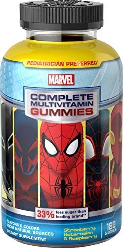 Marvel Spider-Man Complete Multi-Vitamin Gummies, 180 Count by Nature Smart