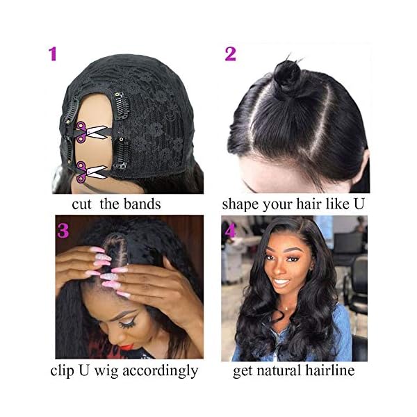 half wig u part