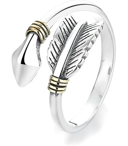 PYTALI Eagle Ring for Men,S925 Sterling Silver Ruby Eagle Head Men