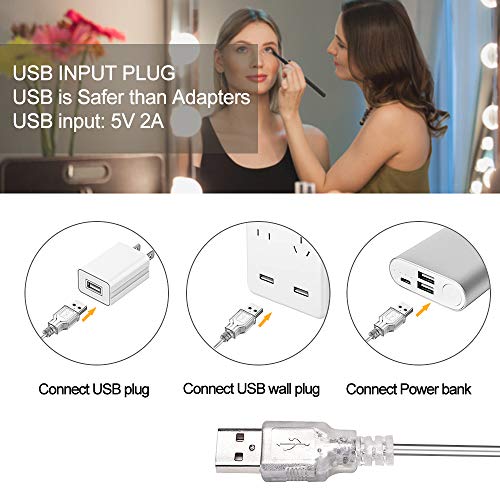 Vanity Lights for Mirror DIY Hollywood Lighted Makeup Vanity Mirror