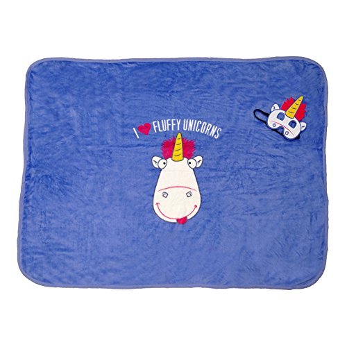Buy Despicable Me Fluffy Unicorn Super Blanky Bed Blankets (40"x50