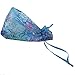 WSERE 50 Pieces Organza Gift Bags Drawstring Packing Bag Wedding Birthday Party Favors Jewelry Candy Samples Mesh Pouches(4.8×3.6 inches, Blue)