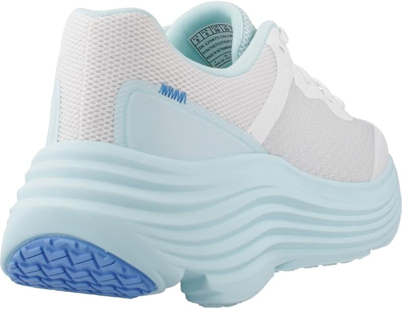 MAX Cushioning Endeavour Canova - Zapatillas Deportivas para Mujer, Ribete sintético Blanco y Azul Claro, 38 EU