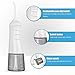 Openuye Water flosser, Cordless Water flosser,Oral Irrigator,3-Mode USB Rechargeable Water Dental Flosser,IPX7 Waterproof High Frequency Pulsed Water Column Flosser with 4 Jet Tips
