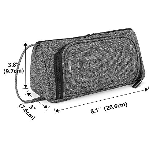 Teamoy Small Travel Cosmetic Bag, Portable Carrying Organizer Case for Makeup, Toiletries, Daily Care Items, Gray(Bag Only) 6 Teamoy Small Travel Cosmetic Bag, Portable Carrying Organizer Case for Makeup, Toiletries, Daily Care Items, Gray(Bag Only)