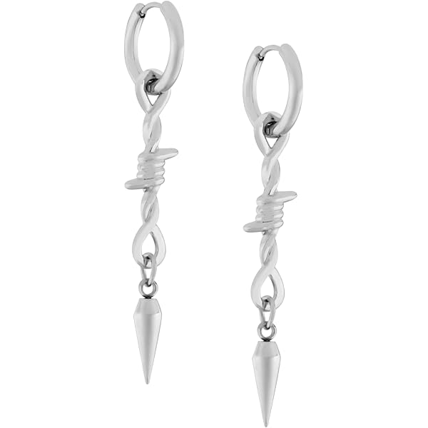 Amazon.com: Sacina Y2k Grunge Spike, Star, Heart Earrings - Punk