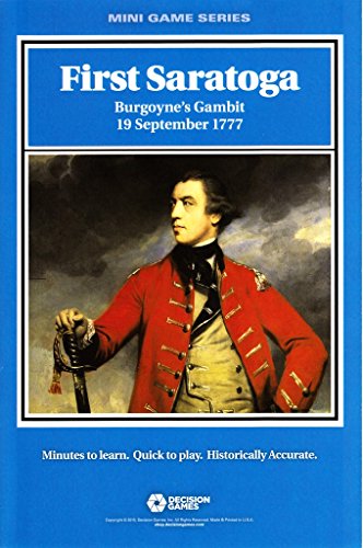 DG: Battle of First Saratoga, Burgoyne's Gambit, September 1777, Folio Boardgame