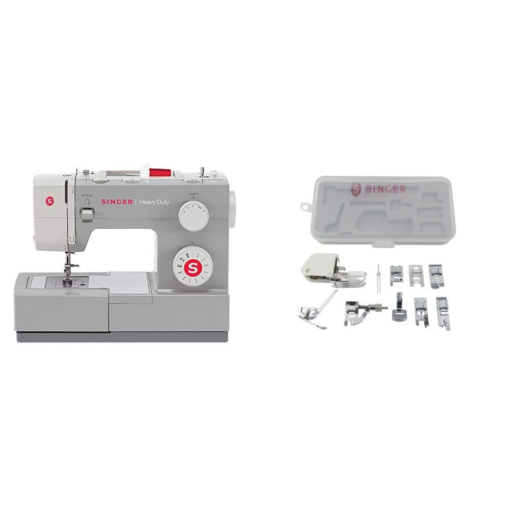 Amazon.com: SINGER 4411 Heavy Duty Extra-High Sewing Speed Sewing Machine  with 19" Sewing Machine Roller Bag