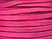 Deerskin Lace Leather Cord String Pink Fuchsia 50 Feet Spool 1/8 inch