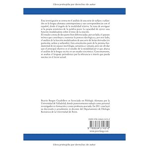 La manifestación modal en lexías derivadas, con especial atención al par de lenguas: alemán-español (Europäische Hochschulschriften / European .