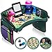 Premium Kids Car Seat Tray - Bonus Snakes + LADDERS Game | No-Spill Eating Snack Tray | Entertainment Car Seat Tray | Detachable Kids Travel Tray | Universal Fit for Car Seat, Airplane & Stroller