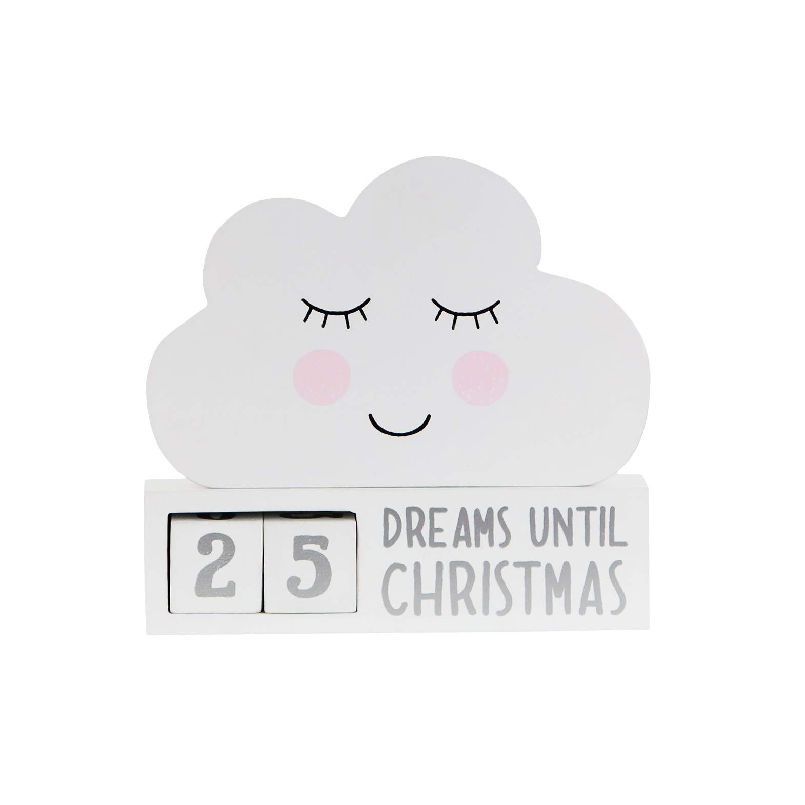 Sass & Belle Dreamy Countdown To Christmas Cloud Decoration