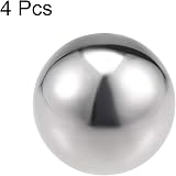 sourcing map 25mm Stainless Steel Hollow Ball - 4pcs Garden Decoration view 3