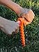 Orange Screw Ultimate Ground Anchors: Heavy Duty Screw-in Tent Stakes for High Wind, Sand, Canopies, and Camping - Made in USA, Included T-Grip Tool - (Small, Single Pack, Orange)