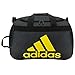 adidas Diablo Small Duffel Bag, ONIX GRIP/BLACK/EQT YELLOW, One Size