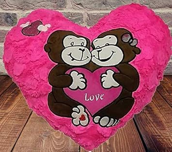 Buy Kanthan Heart Shaped 3d Rose Petal Soft Valentine Pillow Boys