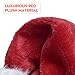 SHEING Santa Hat Plush Velvet & Comfort Liner Thickened Christmas Hat for Adults (Traditional Red)