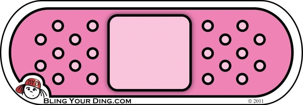 Bling Your Ding, Inc. - Pink Band-Aid Magnet
