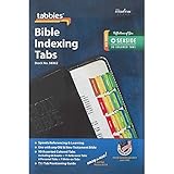 Office Product Seaside Multicolored Adhesive Old and New Testament Paper Bible Indexing Tabs Book
