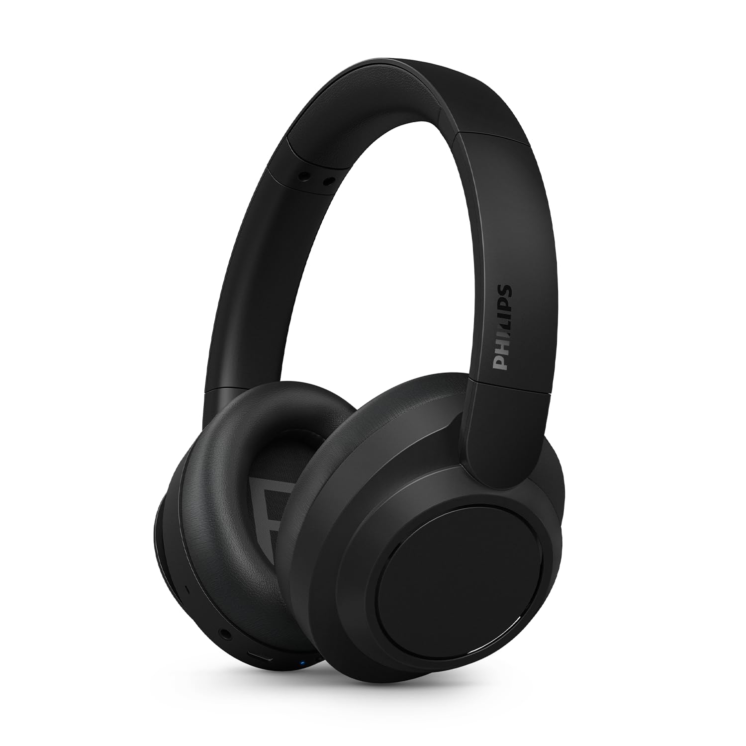 Philips TAH6509BK/00 Noise Cancelling Over-Ear Wireless Bluetooth Headphones - Superior Call Quality, Voice Assistant Compatible with up to 45 Hours Music Play Time - Black