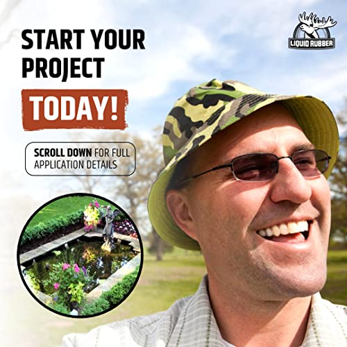 Liquid Rubber NeoPond Waterproof Pond Sealant Fish and Plant Safe