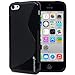 Fosmon DURA-S Series slim-Fit Case Flexible TPU Cover for New Apple iPhone 5C (2013) - Black