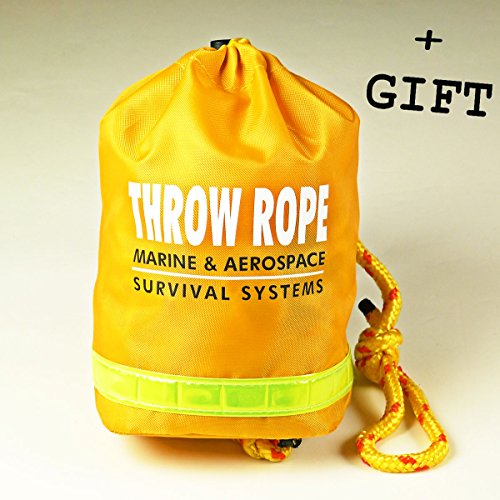Goglobe Rescue Throw Bag with 60 Feet Floating Rope for Boating ...