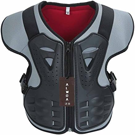 ALWOA Kid Body Guard Vest Chest Back Protector Anti-fall Gear Waistcoat For Cycling Motocross Skateboard SkiingSkating,Snowing,off-road etc outdoor sports