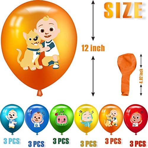 Cocomelon Birthday Party Supplies: Plates, Forks, and More - 100+ Pcs