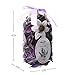 Qingbei Rina Purple Lavender Potpourri Bags,Fresh Perfume Sachet Home Fragrance Spring Dried Flower Petal with Essential Oil,5 Bags,9 oz