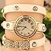 BESSKY Women's Bowknot Crystal Quartz Wrist Watch