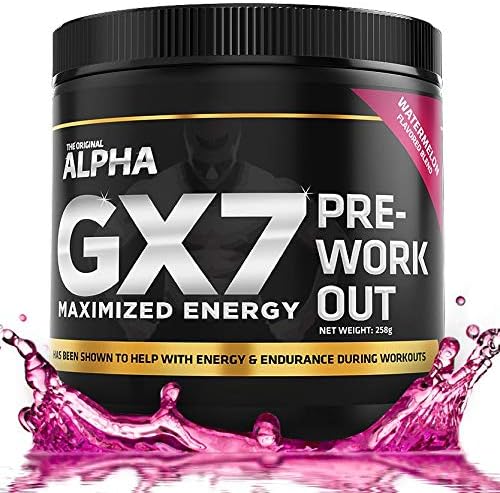 Keto Pre Workout Gx7 Sugar Free 30 Servings Watermelon