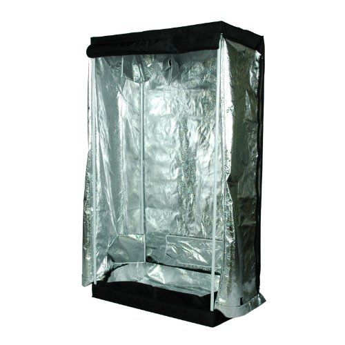 LEDwholesalers GYO1001 62-Inch x 36-Inch x 20-Inch Mylar Reflective Hydroponic Grow Tent