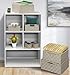 Sorbus Storage Baskets for Organizing (Set of 7), Mesh Hand-Woven Design, Linen Closet Organizers and Storage, Organizer Storage Baskets for Shelves, Variety Pack Organizers and Storage (Beige)