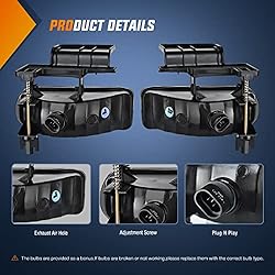 Nilight Fog Light Assembly Compatible with 1999