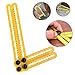 Multi Angle Measurement Tools, Angleizer Template Ruler Width Measuring Layout Tools for Carpenters and Contractors Hanging Tile, Laying Floors, Cutting Stone