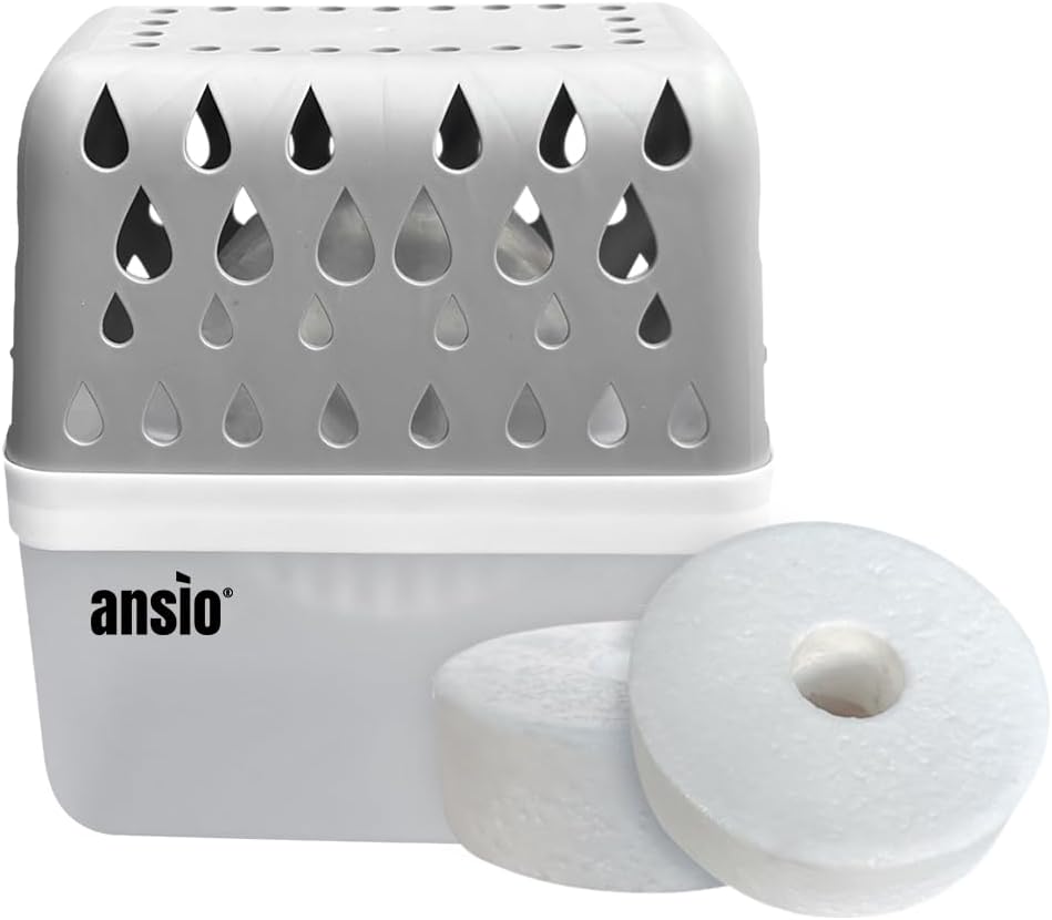ANSIO 360° Moisture Absorber 450g with 2 Refills Refillable Dehumidifier