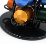 XIAPIA Nespresso Coffee Capsule Holder 40 Pod Rotating Stand, Modern Finish view 5