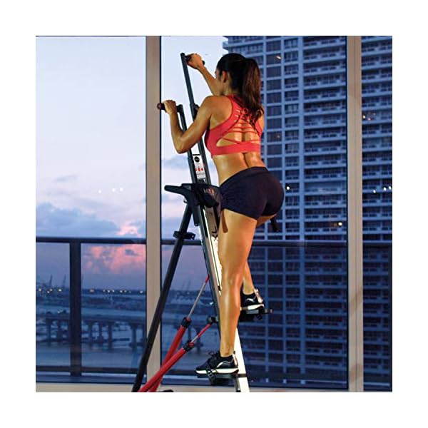 MaxiClimber XL Vertical Climbers - The Original Compact, Mountain Climber, Stair Stepper Exercise Machines - XL-2000 HRS (Hydraulic Resistance System, 12 Level) - Free Coach-led Classes & Fitness App - Image 6