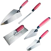 5 Piece Mason's Concrete Trowel Set