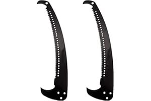 Heytaful Manual Pole Saw Blade for Tree Trimming 17.5 Inch for All Tree Pole Saw Three Face Grinding High Strength Alloy Steel (without handle)