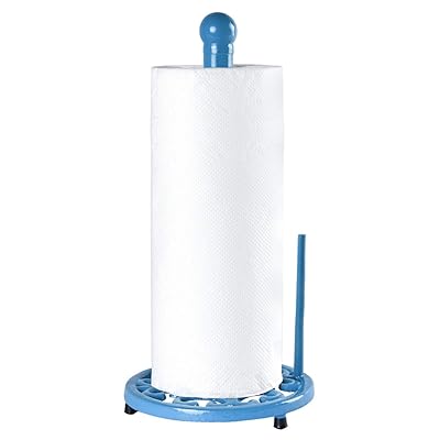 Buy Jogreful Decorative Paper Towel Holder Stand Vintage Cast Iron Roll Paper Towel Stand Easy One Handed Tear For Kitchen Countertop Bathroom Home Decor Pable Blue Online In Canada B07tx792nk
