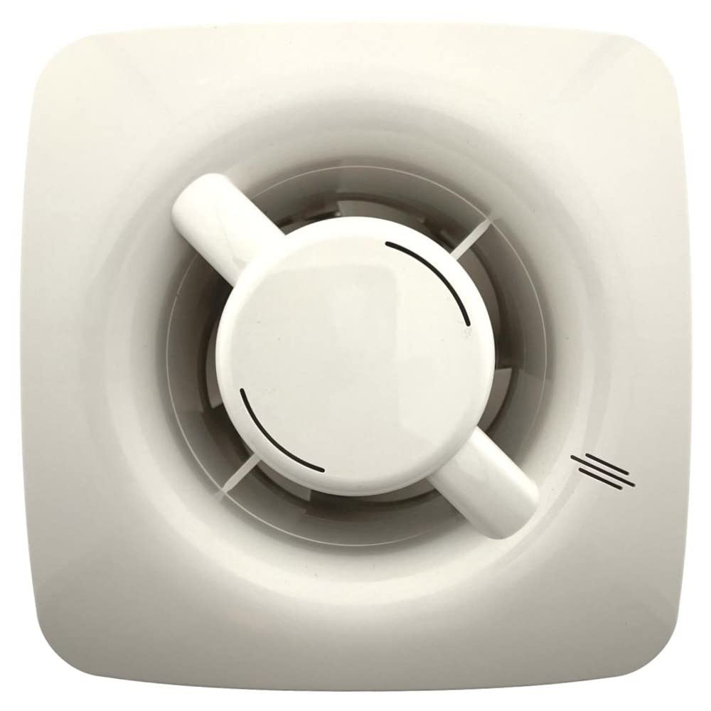 Greenwood Airvac AXS100 Bathroom/Toilet Extractor Fan 100mm / 4 Inch - Standard Version (NO Timer)