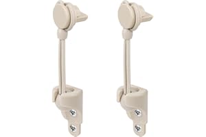 IVYSUN Coolaroo Shade Replacement Parts with New End Cap Used for Outdoor Blind,Tie Down Kit for Coolaroo Exterior Roller Shade(Beige,1 Set)