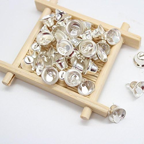 Silver Small Bell 100pcs/lot Diy Handmade Crafts Accessories Christmas Decoration Pendants