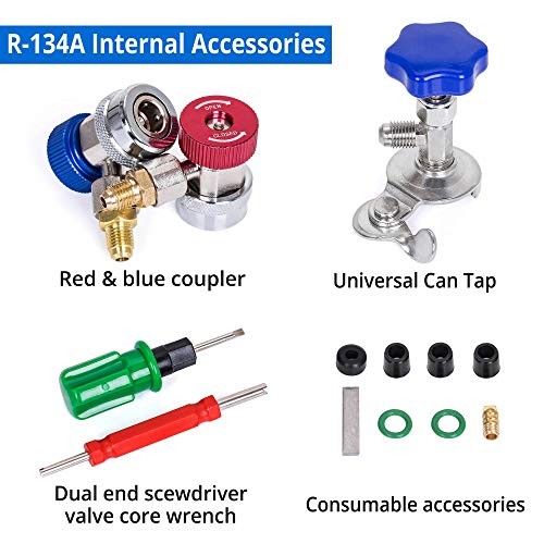 3 Manifold+Refrigerant+Fittings+Connector+Couplers