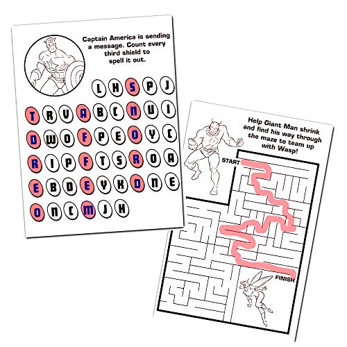 Superhero Giant Coloring Book Assortment ~ 7 Books Featuring Avengers, Justice League, Batman, Spide - //coolthings.us
